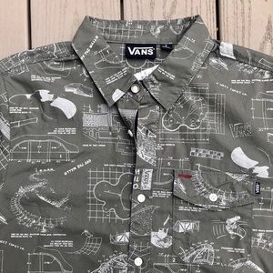VANS OFF THE WALL “Mohr’s Code” Button Down